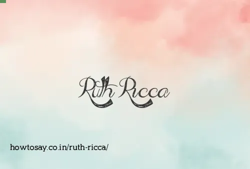 Ruth Ricca