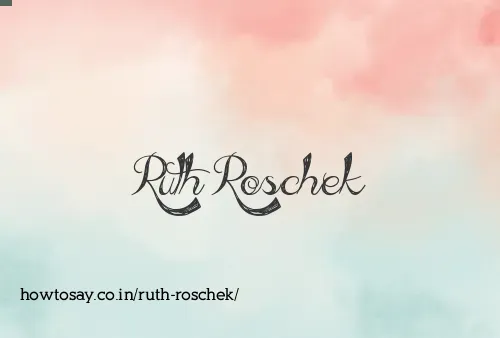 Ruth Roschek