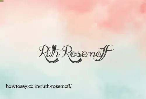 Ruth Rosemoff