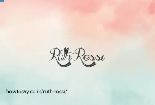 Ruth Rossi