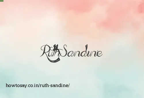 Ruth Sandine