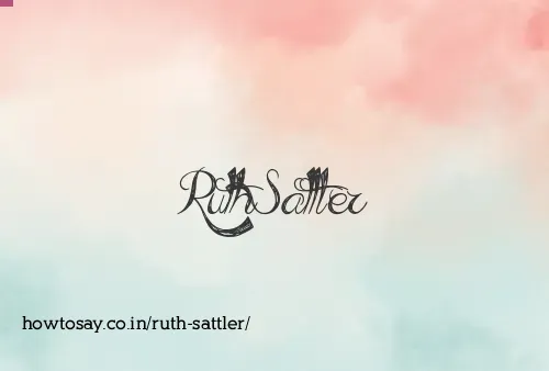 Ruth Sattler