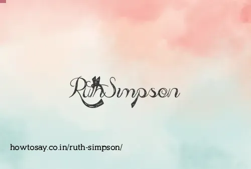 Ruth Simpson