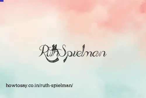 Ruth Spielman