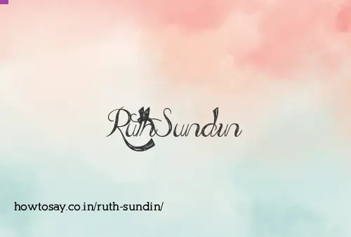 Ruth Sundin