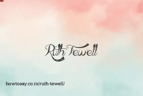 Ruth Tewell