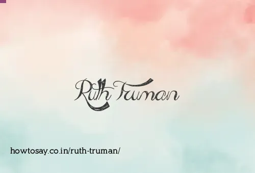 Ruth Truman