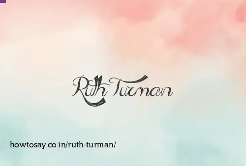 Ruth Turman