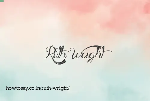 Ruth Wright