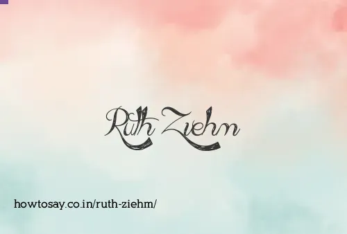 Ruth Ziehm