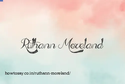 Ruthann Moreland