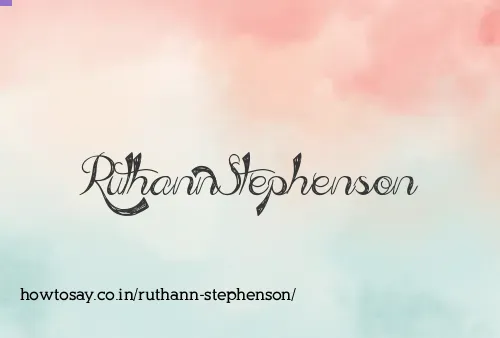 Ruthann Stephenson