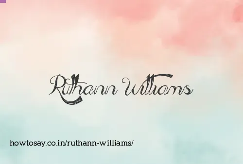 Ruthann Williams