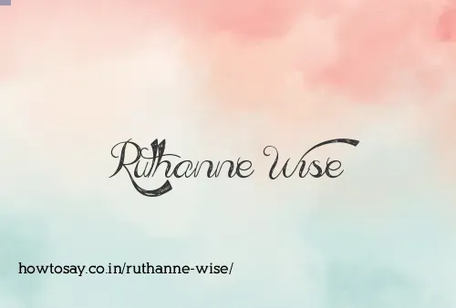 Ruthanne Wise