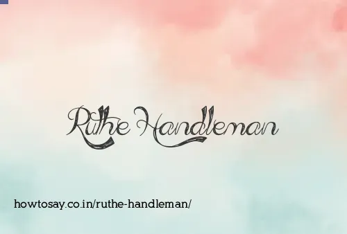 Ruthe Handleman