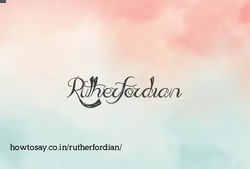 Rutherfordian