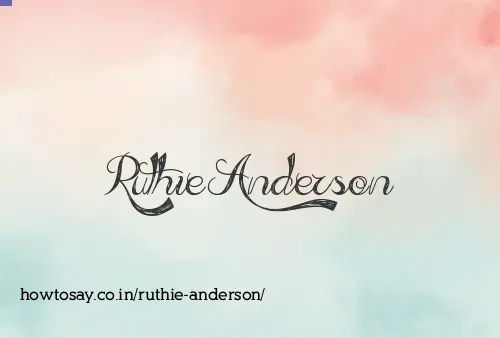 Ruthie Anderson