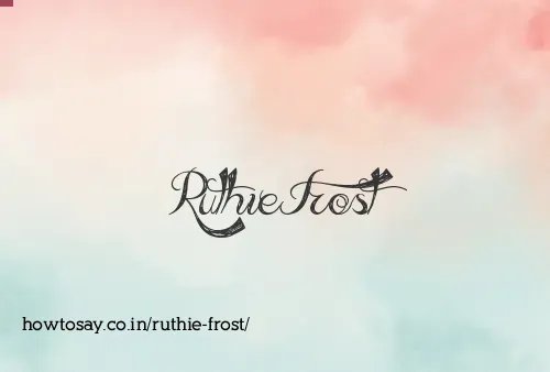 Ruthie Frost
