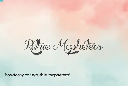 Ruthie Mcpheters