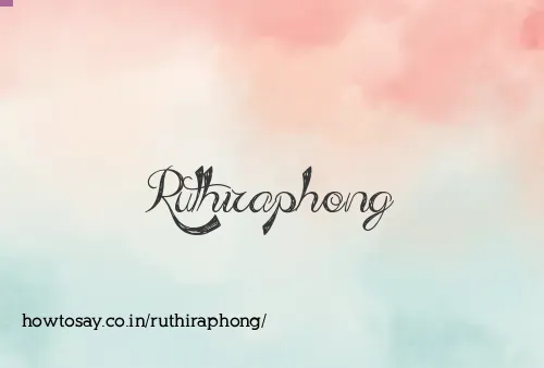 Ruthiraphong