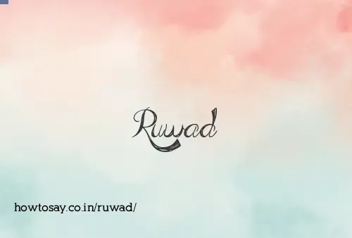 Ruwad