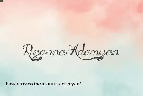 Ruzanna Adamyan