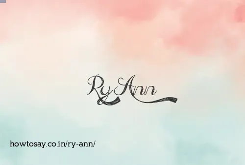 Ry Ann