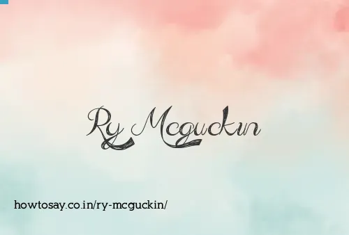 Ry Mcguckin