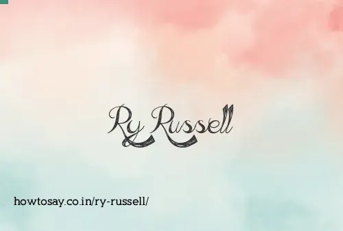 Ry Russell