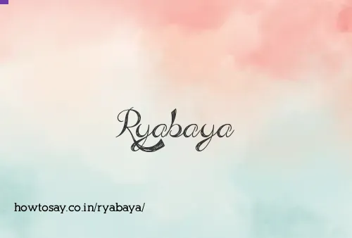 Ryabaya