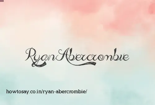 Ryan Abercrombie