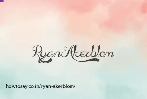 Ryan Akerblom