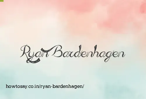 Ryan Bardenhagen