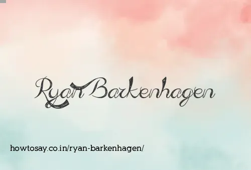 Ryan Barkenhagen
