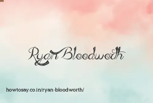 Ryan Bloodworth