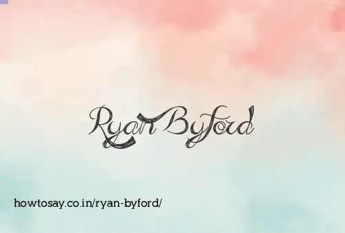 Ryan Byford