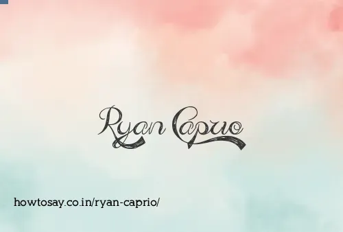 Ryan Caprio
