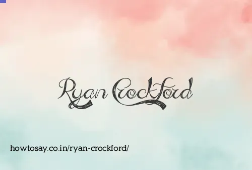 Ryan Crockford