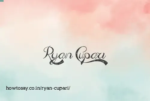 Ryan Cupari