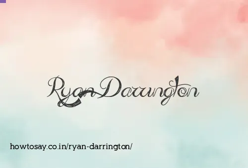 Ryan Darrington