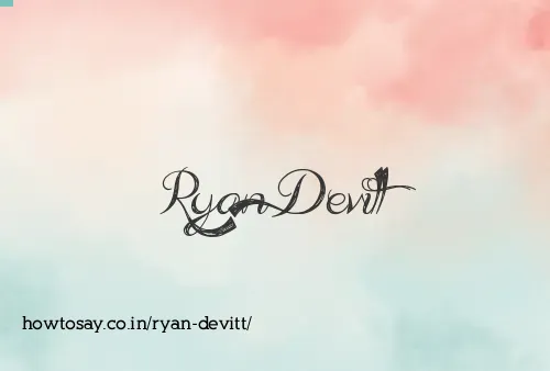 Ryan Devitt