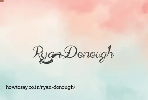 Ryan Donough