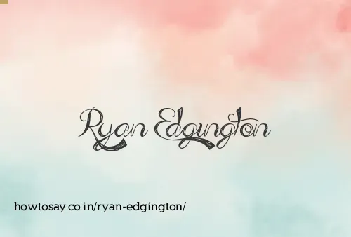 Ryan Edgington