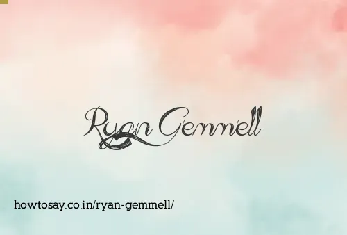 Ryan Gemmell
