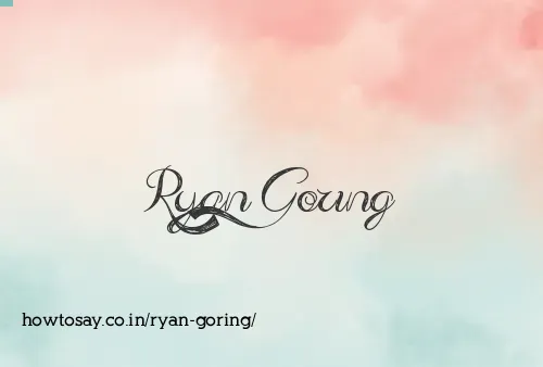 Ryan Goring
