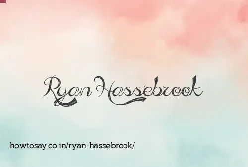 Ryan Hassebrook