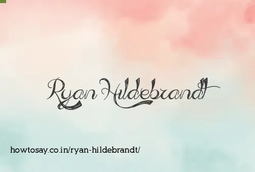 Ryan Hildebrandt