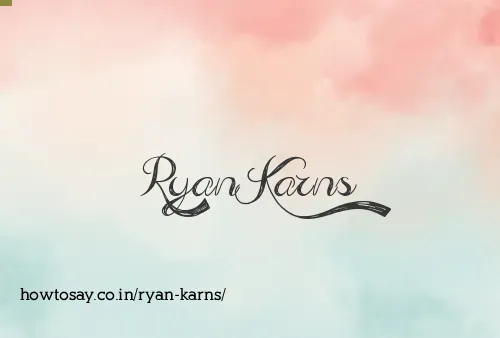 Ryan Karns