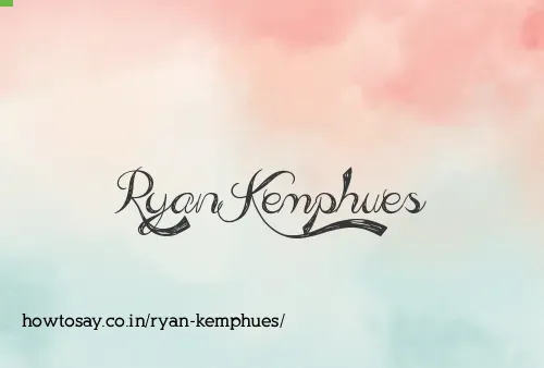 Ryan Kemphues