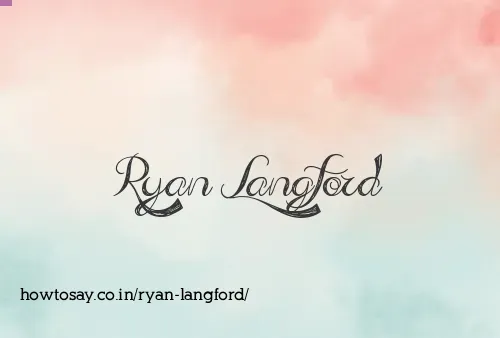 Ryan Langford
